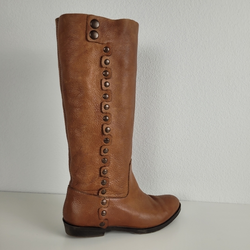 Nine West vintage brown studded ridding boots - Picture 11 of 11